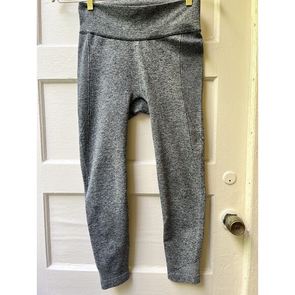 All in motion Leggings Flex‎ High Rise Size Medium Long Slate Gray Yoga Running - Picture 1 of 16